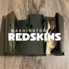 Washington Commanders Redskins Full Size Football Helmet Visor Shield Silver Chrome Mirror w/ Clips - PICK LOGO COLOR