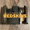 Washington Commanders Redskins Full Size Football Helmet Visor Shield Silver Chrome Mirror w/ Clips - PICK LOGO COLOR