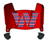 Washington Commanders Limited Edition Mini Football Helmet Visor w/ Clips - PICK VISOR & LOGO COLOR
