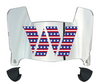 Washington Commanders Limited Edition Mini Football Helmet Visor w/ Clips - PICK VISOR & LOGO COLOR