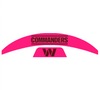 Washington Commanders MIDI Mid Size SpeedFlex Football Helmet Front & Back Bumper Decal Set - Pick Color