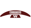 Washington Commanders MIDI Mid Size SpeedFlex Football Helmet Front & Back Bumper Decal Set - Pick Color