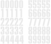 Washington Commanders Jersey Style Vinyl Number Decal Sheet Set of 50 #0-9 - Pick Color & Size