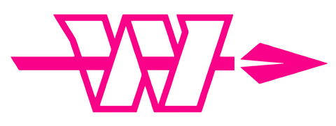 Washington Commanders Hot Pink Spear Logo Premium DieCut Vinyl Decal PICK SIZE