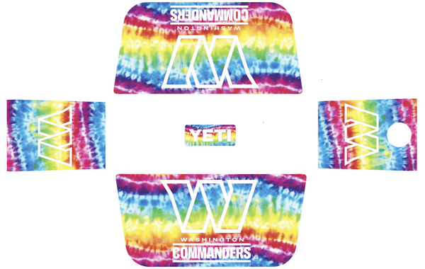 Washington Commanders Wrap Kit YETI Coolers Tundra Roadie Haul PICK ...