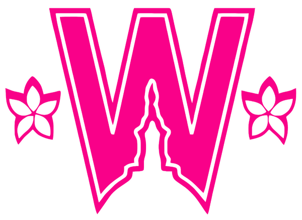 Washington Nationals Hot Pink City Connect 2.0 W Logo Premium DieCut Vinyl Decal PICK SIZE