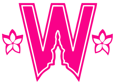 Washington Nationals Hot Pink City Connect 2.0 W Logo Premium DieCut Vinyl Decal PICK SIZE