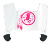 Washington Redskins Limited Edition Mini Football Helmet Visor Shield w/ Clips - PICK VISOR & LOGO COLOR