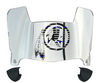 Washington Redskins Limited Edition Mini Football Helmet Visor Shield w/ Clips - PICK VISOR & LOGO COLOR
