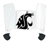 Washington State Cougars Mini Football Helmet Visor Shield w/ Clips - PICK VISOR & LOGO COLOR