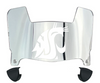 Washington State Cougars Mini Football Helmet Visor Shield w/ Clips - PICK VISOR & LOGO COLOR