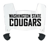 Washington State Cougars Mini Football Helmet Visor Shield w/ Clips - PICK VISOR & LOGO COLOR