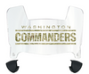 Washington Commanders Limited Edition Mini Football Helmet Visor w/ Clips - PICK VISOR & LOGO COLOR