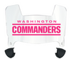 Washington Commanders Limited Edition Mini Football Helmet Visor w/ Clips - PICK VISOR & LOGO COLOR