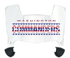 Washington Commanders Limited Edition Mini Football Helmet Visor w/ Clips - PICK VISOR & LOGO COLOR