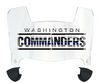 Washington Commanders Limited Edition Mini Football Helmet Visor w/ Clips - PICK VISOR & LOGO COLOR