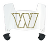 Washington Commanders Limited Edition Mini Football Helmet Visor w/ Clips - PICK VISOR & LOGO COLOR