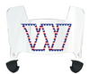 Washington Commanders Limited Edition Mini Football Helmet Visor w/ Clips - PICK VISOR & LOGO COLOR