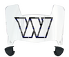 Washington Commanders Limited Edition Mini Football Helmet Visor w/ Clips - PICK VISOR & LOGO COLOR