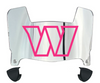 Washington Commanders Limited Edition Mini Football Helmet Visor w/ Clips - PICK VISOR & LOGO COLOR