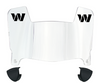 Washington Commanders Mini Football Helmet Visor Shield w/ Clips - PICK VISOR & LOGO COLOR