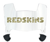 Washington Redskins Limited Edition Mini Football Helmet Visor Shield w/ Clips - PICK VISOR & LOGO COLOR