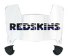 Washington Redskins Limited Edition Mini Football Helmet Visor Shield w/ Clips - PICK VISOR & LOGO COLOR