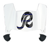 Washington Redskins Limited Edition Mini Football Helmet Visor Shield w/ Clips - PICK VISOR & LOGO COLOR
