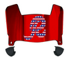 Washington Redskins Limited Edition Mini Football Helmet Visor Shield w/ Clips - PICK VISOR & LOGO COLOR