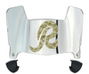 Washington Redskins Limited Edition Mini Football Helmet Visor Shield w/ Clips - PICK VISOR & LOGO COLOR