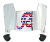 Washington Redskins Limited Edition Mini Football Helmet Visor Shield w/ Clips - PICK VISOR & LOGO COLOR