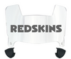 Washington Redskins Retro Mini Football Helmet Visor Shield w/ Clips - PICK VISOR & LOGO COLOR