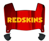 Washington Redskins Retro Mini Football Helmet Visor Shield w/ Clips - PICK VISOR & LOGO COLOR