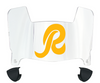Washington Redskins Retro Mini Football Helmet Visor Shield w/ Clips - PICK VISOR & LOGO COLOR
