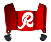 Washington Redskins Retro Mini Football Helmet Visor Shield w/ Clips - PICK VISOR & LOGO COLOR