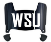 Washington State Cougars Mini Football Helmet Visor Shield w/ Clips - PICK VISOR & LOGO COLOR
