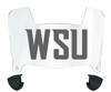 Washington State Cougars Mini Football Helmet Visor Shield w/ Clips - PICK VISOR & LOGO COLOR