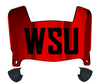 Washington State Cougars Mini Football Helmet Visor Shield w/ Clips - PICK VISOR & LOGO COLOR