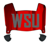 Washington State Cougars Mini Football Helmet Visor Shield w/ Clips - PICK VISOR & LOGO COLOR