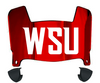 Washington State Cougars Mini Football Helmet Visor Shield w/ Clips - PICK VISOR & LOGO COLOR