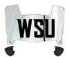 Washington State Cougars Mini Football Helmet Visor Shield w/ Clips - PICK VISOR & LOGO COLOR