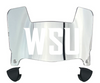Washington State Cougars Mini Football Helmet Visor Shield w/ Clips - PICK VISOR & LOGO COLOR