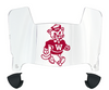 Washington State Cougars Mini Football Helmet Visor Shield w/ Clips - PICK VISOR & LOGO COLOR