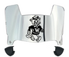 Washington State Cougars Mini Football Helmet Visor Shield w/ Clips - PICK VISOR & LOGO COLOR