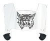Weber State Wildcats Mini Football Helmet Visor Shield w/ Clips - PICK VISOR & LOGO COLOR