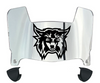 Weber State Wildcats Mini Football Helmet Visor Shield w/ Clips - PICK VISOR & LOGO COLOR