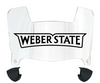 Weber State Wildcats Mini Football Helmet Visor Shield w/ Clips - PICK VISOR & LOGO COLOR