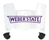 Weber State Wildcats Mini Football Helmet Visor Shield w/ Clips - PICK VISOR & LOGO COLOR