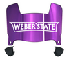 Weber State Wildcats Mini Football Helmet Visor Shield w/ Clips - PICK VISOR & LOGO COLOR
