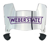 Weber State Wildcats Mini Football Helmet Visor Shield w/ Clips - PICK VISOR & LOGO COLOR